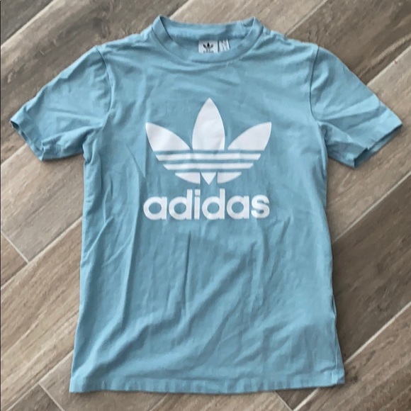 adidas Tops - Ladies’ Adidas Tee light a blue Sz S